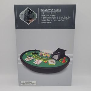 Dashing Fine Gifts Blackjack Table Casino Card Game Gift Set
